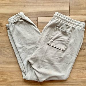 No Boundaries beige joggers